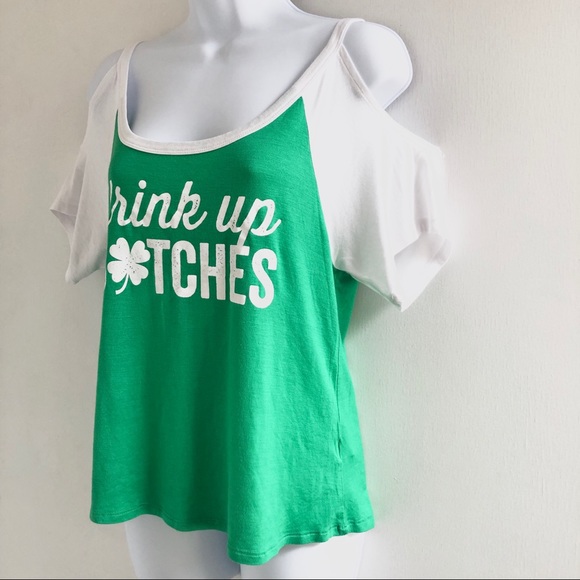 Urban Heritage • Graphic Cold Shoulder Tee - Picture 2 of 4